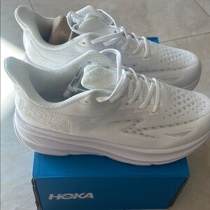 Hoka White Athletic Sneakers NWT size 9.5